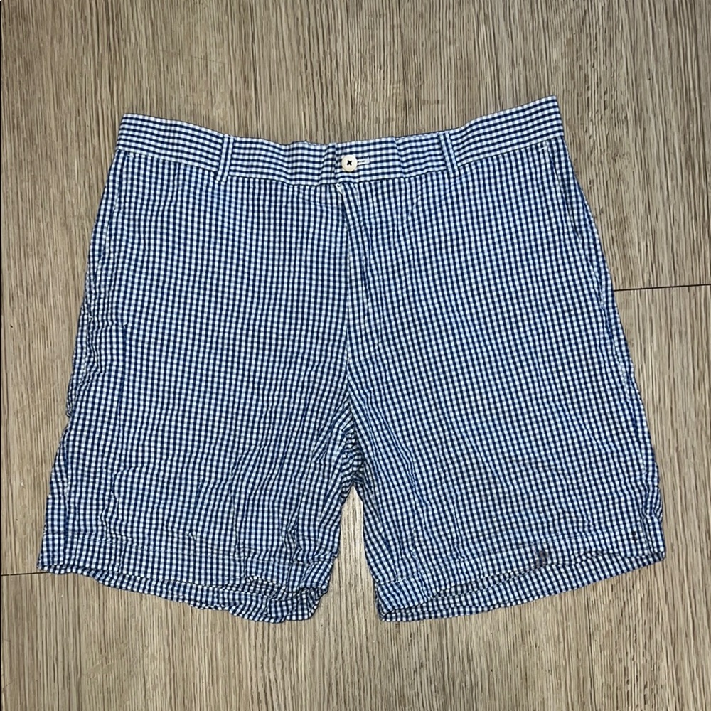 NWOT Southern Tide Size 38 Men's Blue Checkered Shorts